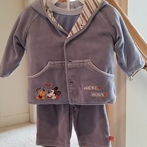 Boys 3 pc long sleeve athletic outfit